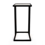 Evidea | Just Home Füme Camlı C Sehpa - Siyah / Füme - 60 cm