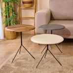 Evidea | Just Home Trio 3'lü Zigon Sehpa - Kahverengi - 41 cm