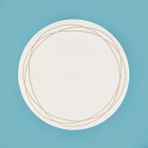 Evidea Kitchen Beyaz Krem 38 cm Yuvarlak Deri Supla
