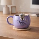 Evidea Kitchen Koala Desenli Mor 400 ml Seramik Kupa