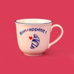 Evidea Kitchen Kruvasan 290 ml Porselen Renkli Kupa
