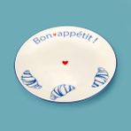Evidea Kitchen Kruvasan Porselen 19 cm Tatlı Tabağı
