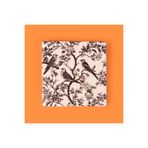 Evidea Kitchen Kuşlu Taş 10x10 cm Renkli Bardak Altlığı