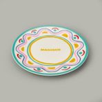 Evidea Kitchen Magique Renkli 25 CM Servis Tabağı