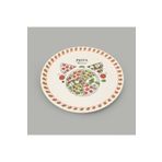 Evidea Kitchen Pizza Lover Renkli 31 cm Pizza Tabağı
