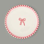 Evidea Kitchen Ribbon Porselen Renkli 19 cm Tatlı Tabağı
