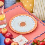 Evidea Kitchen Sun Krem Sarı 21 CM Tatlı ve Kahvaltı Tabağı