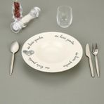 Evidea Kitchen We Love Pasta Beyaz 27 cm Makarna Tabağı