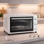 Evidea | Kumtel KF-5320 Mini Fırın - Beyaz - 1420 Watt