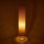 Evidea Lighting Menel Krem Siyah 110x21x21 cm Lambader
