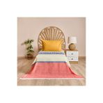 Evidea Mesyth Soft Mercan 160x220 CM Tek Kişilik Yatak Örtüsü