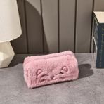 Evidea | Petrichor Rabbit Desenli Peluş Kalemlik - Pembe - 22x12 cm