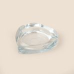 Evidea | Pure Glass Heart Cam Küllük - Şeffaf - 10 cm