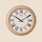 Evidea | Regal Retro Duvar Saati - Bej - 29 cm