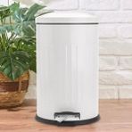 Evidea | Simple Living Vintage Çöp Kovası - Beyaz - 16 lt