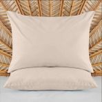 Evidea Soft Basic Bej 50x70 cm 2'li Yastık Kılıfı