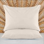 Evidea Soft Basic Ekru 50x70 cm 2'li Yastık Kılıfı