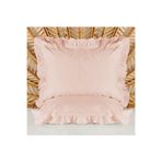 Evidea Soft Basic Fırfırlı Gül Kurusu 50x70 cm 2'li Yastık Kılıfı