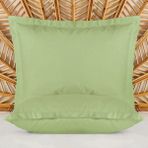 Evidea Soft Basic Oxford Saten 2'li Yastık Kılıfı - Yeşil - 50X70 cm