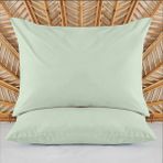 Evidea Soft Basic Yeşil 50x70 cm 2'li Yastık Kılıfı