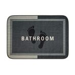 Evidea Soft Bathroom Dikdörtgen Sihirli Antrasit 50x70 cm Banyo Paspası