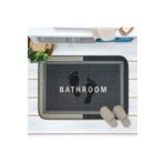 Evidea Soft Bathroom Dikdörtgen Sihirli Antrasit 50x70 cm Banyo Paspası
