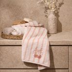 Evidea Soft Bemba Ekru Pembe 50x90 cm Yüz Havlusu