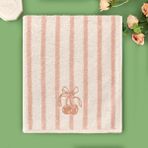 Evidea Soft Bemba El Havlusu - Ekru / Pembe - 30X50 cm - 30 x 50 cm - Ekru - Pembe