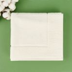Evidea Soft Bordürlü Premium Ekru 50x70 cm Ayak Havlusu
