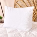 Evidea Soft Dalga Kapitoneli Beyaz 50x70 cm Yastık Alezi