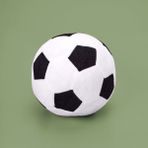 Evidea Soft Futbol Topu Figürlü Siyah Beyaz 30x30 cm Yastık