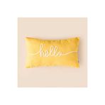 Evidea Soft Hello Kırlent - Hardal - 30x50 cm