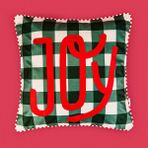 Evidea Soft Joy Ekru Yeşil 45x45 cm Kırlent