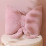Evidea Soft Kurdele Figürlü Pembe 40x30 cm Yastık