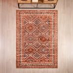 Evidea Soft Lalbahar Afgan Desenli Bej 160x230 cm Halı