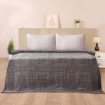 Evidea Soft Nako Gri 220x240 cm Çift Kişilik Yatak Örtüsü