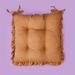 Evidea Soft Nora 40x40 cm Açık Kahverengi Sandalye Minderi