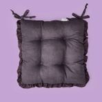 Evidea Soft Nora 40x40 cm Antrasit Sandalye Minderi