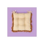 Evidea Soft Nora 40x40 cm Bej Kahverengi Sandalye Minderi