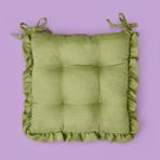 Evidea Soft Nora 40x40 cm Yeşil Sandalye Minderi