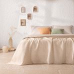 Evidea Soft Nova Çift Kişilik Pike - Ekru - 200X220 cm - Montajsız