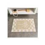 Evidea Soft Palm Tufting Bej 60x90 cm Banyo Paspası