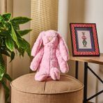 Evidea Soft Rabbit Figürlü Pembe 16x35 cm Yastık