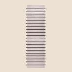 Evidea Soft Riegel Ekru Siyah 80x300 cm Yolluk