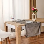 Evidea Soft Rustik Siyah 50x150 cm Runner