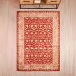 Evidea Soft Sultan Afgan Desenli Kırmızı 160x230 cm Halı