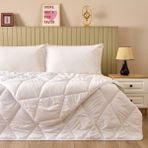 Evidea Soft Tek Kişilik Ince Microfiber Yorgan - Beyaz - 155X215 cm - 195 x 215 cm