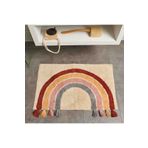 Evidea Soft Tufting Banyo Paspası - Renkli - 60x90 cm
