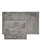 Evidea Soft Venüs Post 2'li Klozet Takımı - Gri - 60x100 cm + 50x60 cm