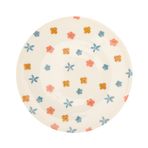 Evidea | Tulu Porselen Mazzo Servis Tabağı - Renkli - 25 cm